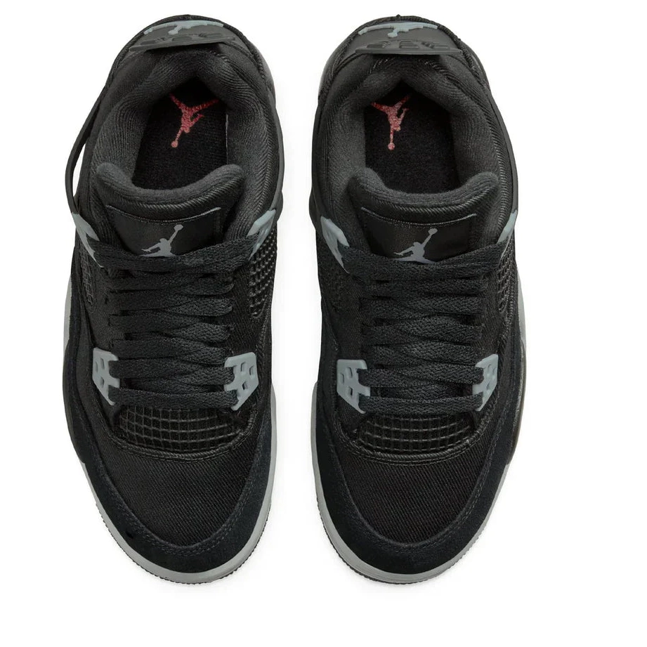 Retro 4 Air Canvas Black Jordan GS 0719